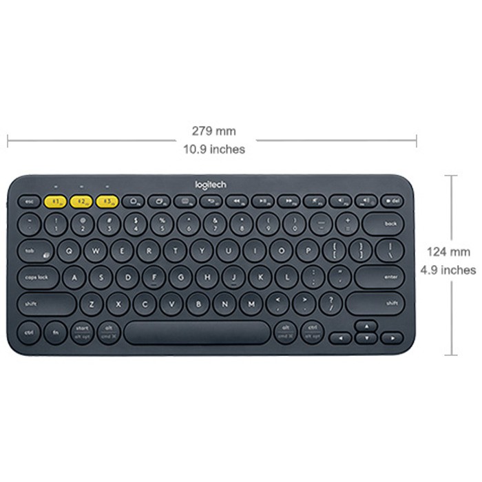 Bàn phím Bluetooth đa thiết bị Logitech K380