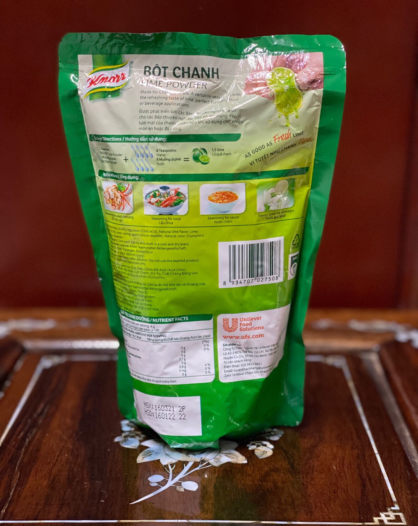 Bột Chanh Lime Powder (400g)