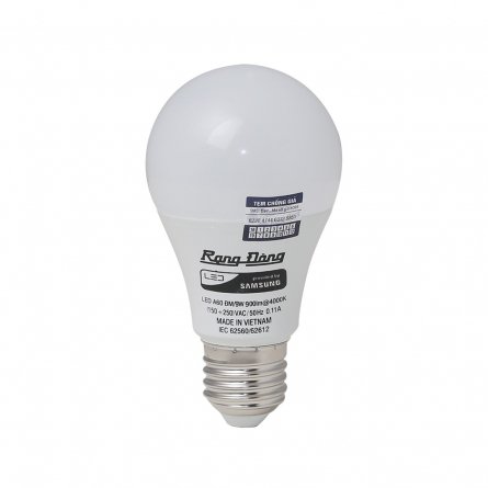 Bóng LED Bulb A60N1/9W 6500K (12-24VDC kẹp) SS