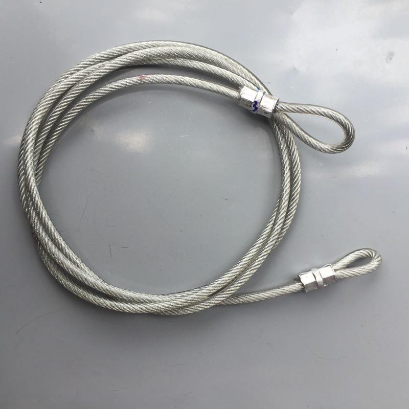 Dây cáp khoá xe bọc nhựa phi 8 dài 5m