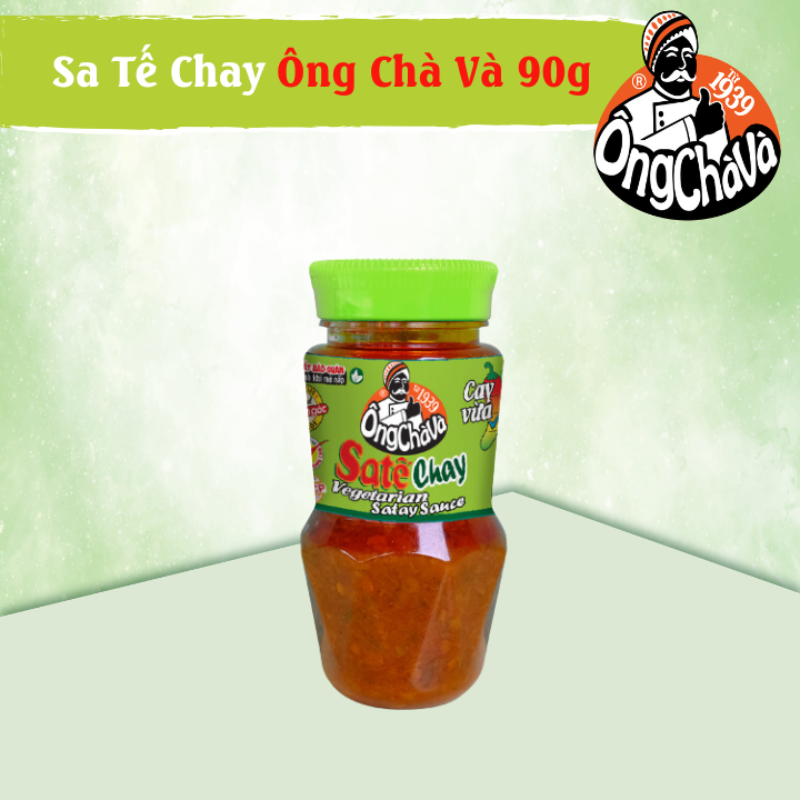 Ong Cha Va Vegatarian Satay Sauce 90 gr - Midium Spicy