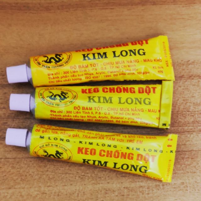 Keo chống dột kim long / tuýp 40g
