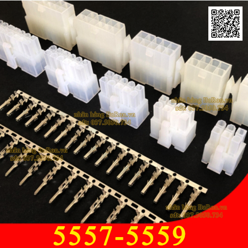 Jack điện nguồn máy tính, mô hình, nối DC, header 5557 - 5559
