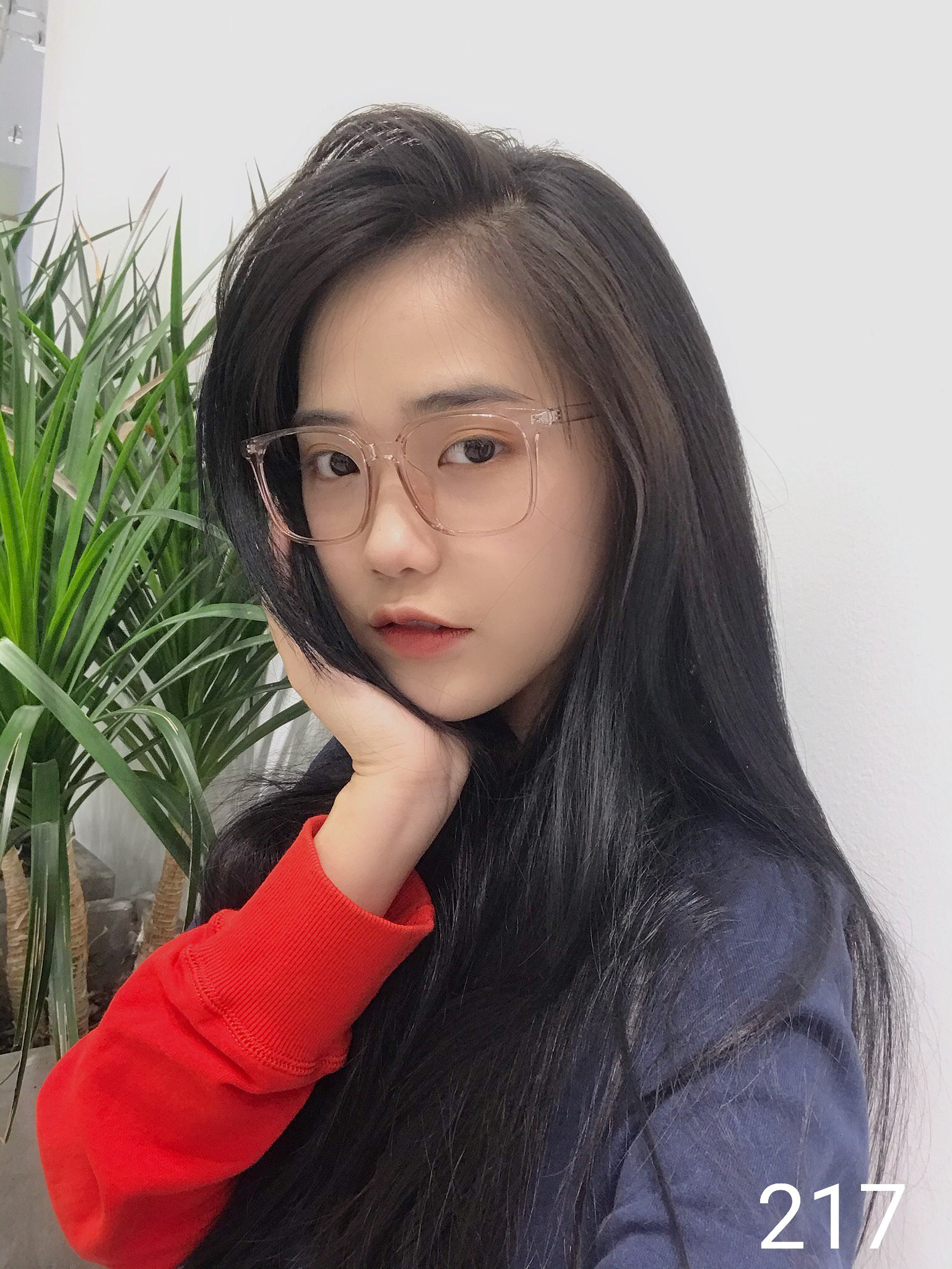 Giá bán Kính cận nam nữ Lily Eyewear 217 nhựa dẻo, mắt kính gọng vuông phù  hợp với nhiều khuôn mặt, kính Hàn Quốc có độ kính gọng nhựa mắt trong suốt