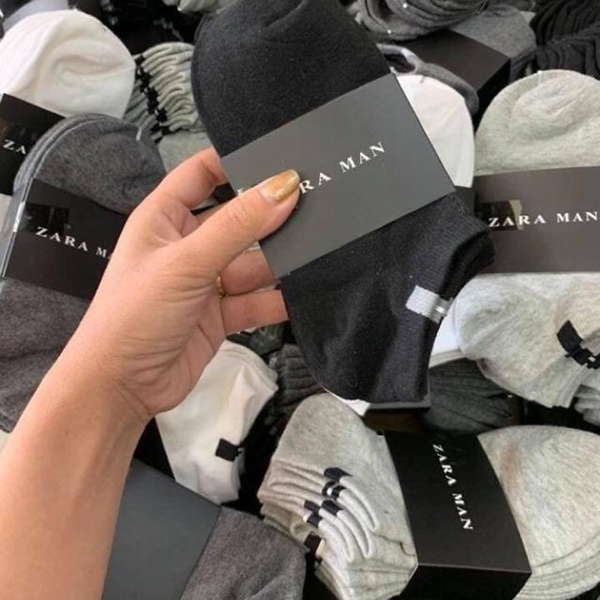 Combo 10 đôi tất nam cổ ngắn Za.ra Man , Tất Zara Man