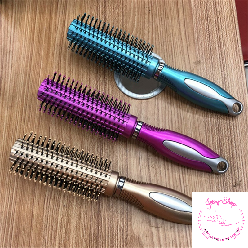 Lược Tròn Chải Tóc Uốn Tóc Tạo Kiểu Đa Năng