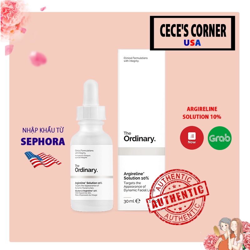 Serum Căng Da, Xóa Mờ Nếp Nhăn The Ordinary Argireline Solution 10% 30ml[BII SEPHORA]