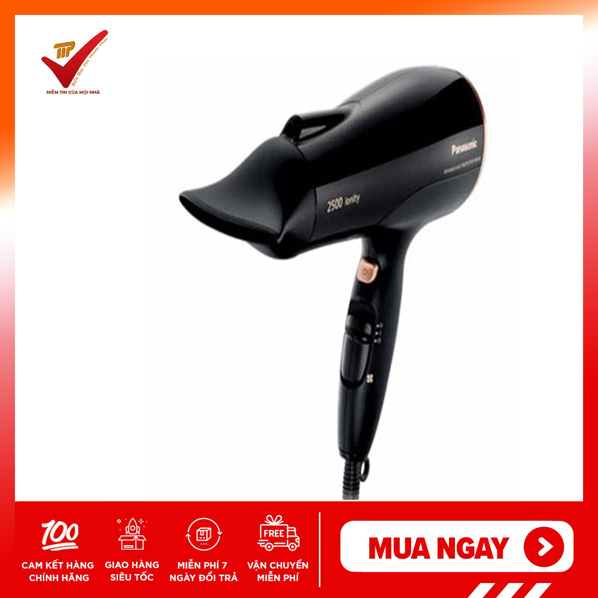[BẢO HÀNH CHÍNH HÃNG] Máy sấy tóc Thái Lan Panasonic EH-NE81-K645