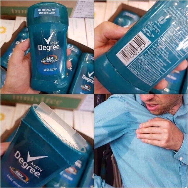 [HCM]Lăn khử mùi Degree Men  48h Mỹ 76g