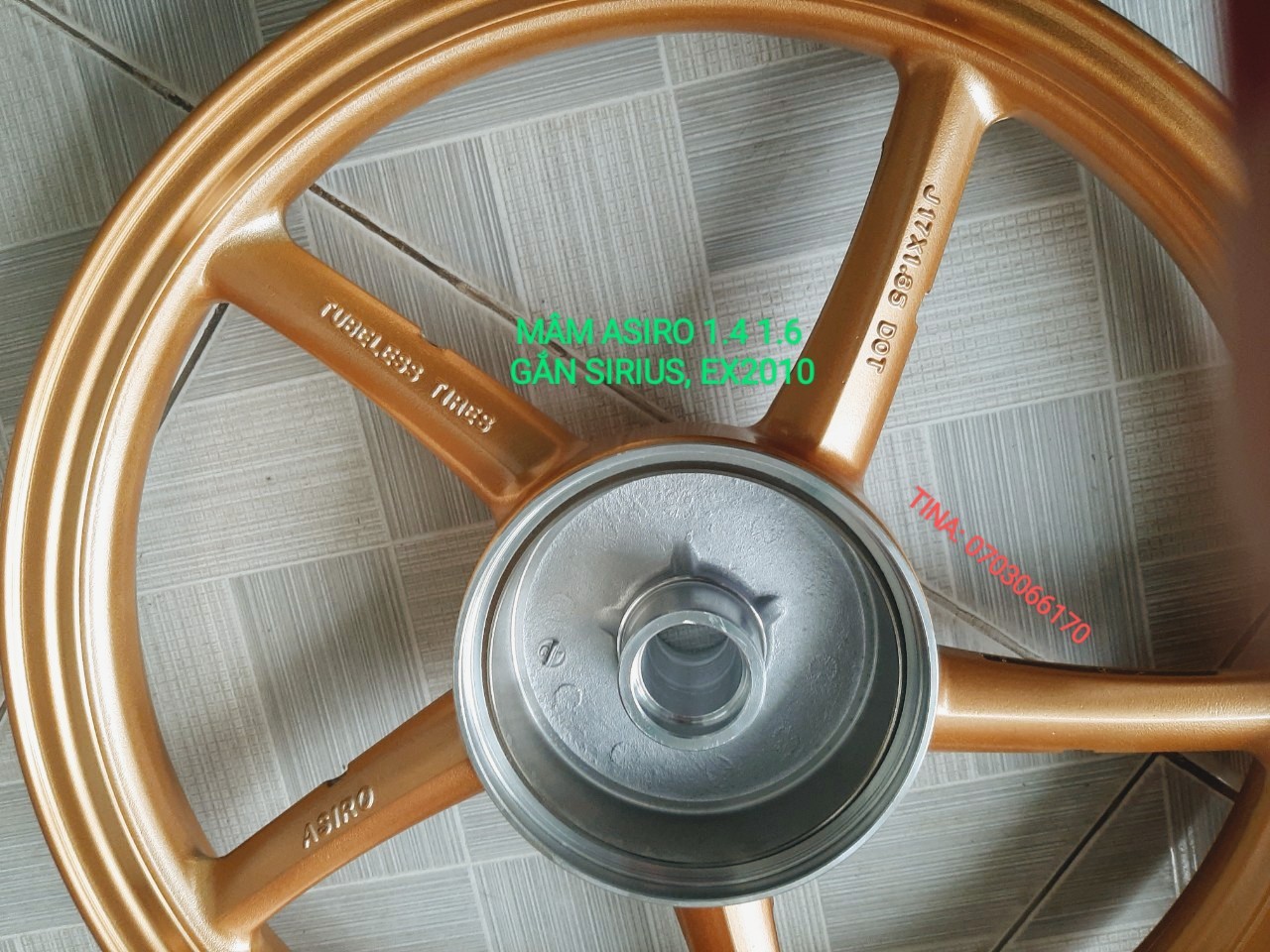 [HCM]BÁNH MÂM  5 CÂY  GẮN XE  EXCITER 2010  SIRIUS