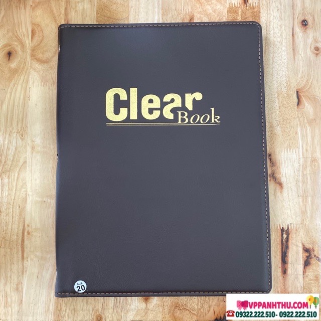 CUỐN BÌA LÁ DA 20 LÁ A4