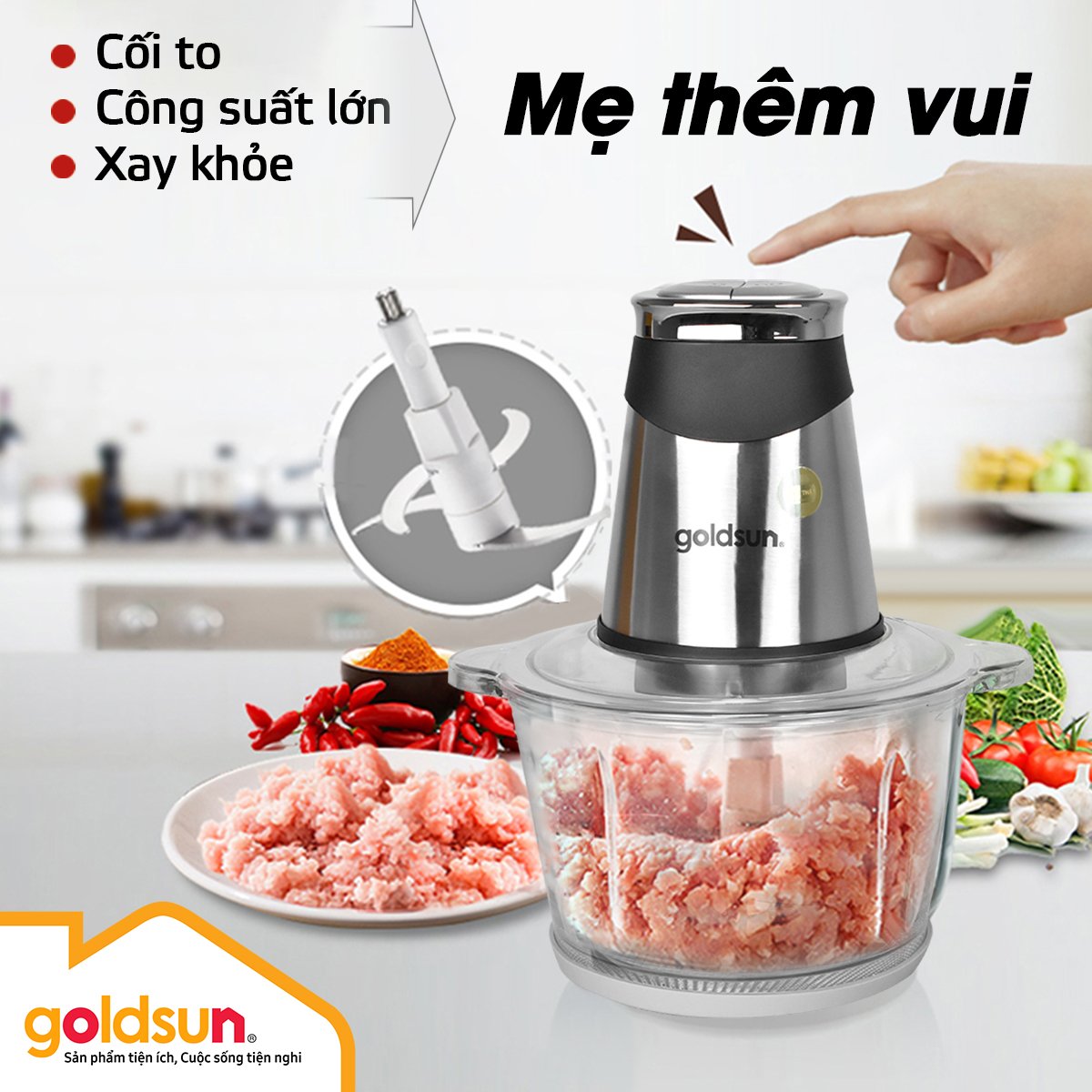 Máy xay thịt Goldsun GMC4740