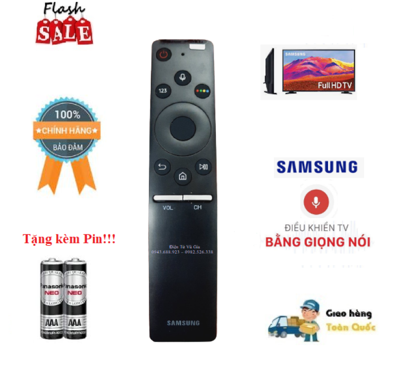Bảng giá Remote Điều khiển tivi Samsung giọng nói MU 2017 - Hàng chính hãng Made in Viet Nam bóc máy mới 95%