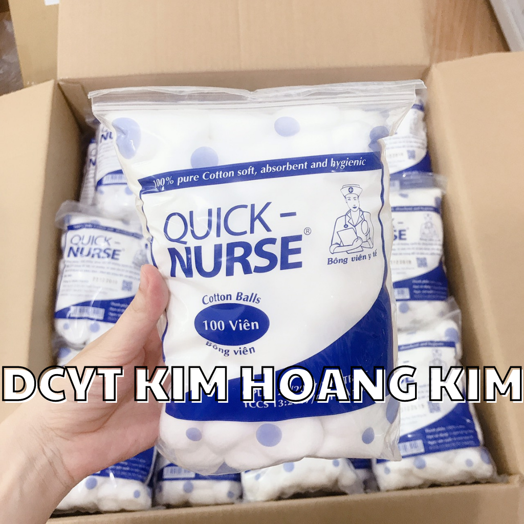 Gòn viên Quick Nurse (100 viên/túi)