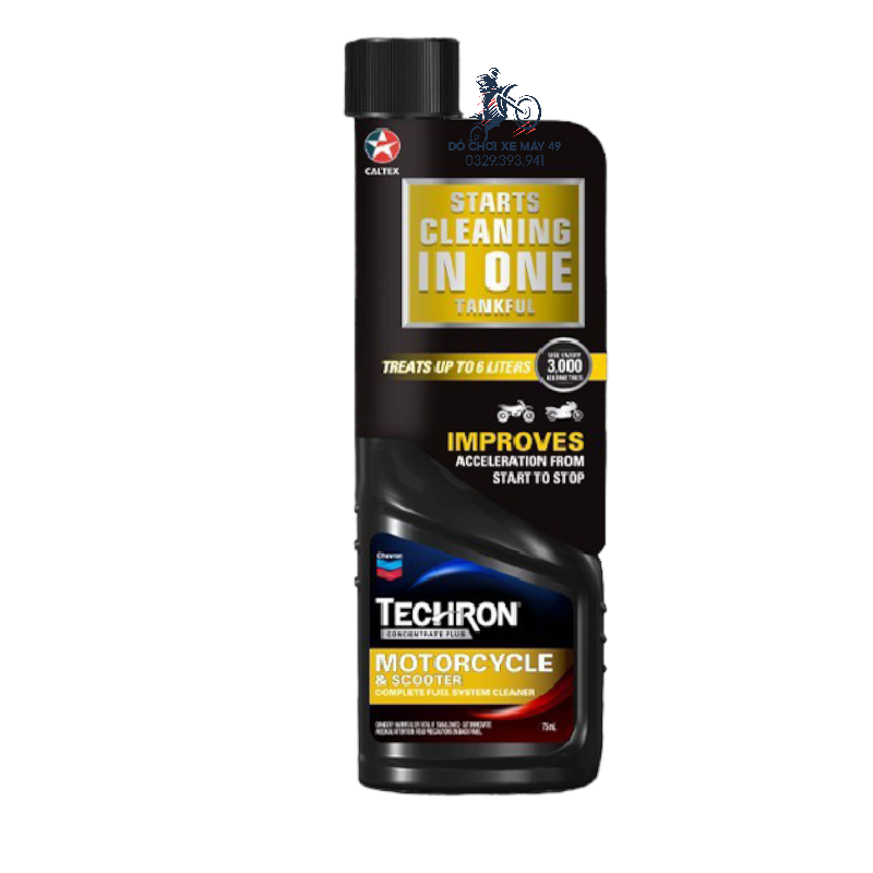 Dung dịch vệ sinh buồng đốt Caltex Techron Concentrate Plus 75ml (carbon Techron )