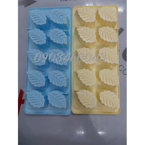 [HCM]5 KHUÔN RAU CÂU  CHIẾC LÁ NHỰA DẺO CHÂU HƯNG