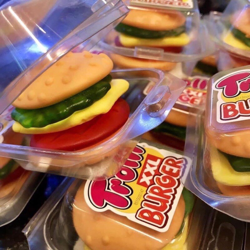 [Date :6/2026]Kẹo Dẻo Trolli Burger XXL Size Đại 50g [Hàng Chuẩn Đức ]