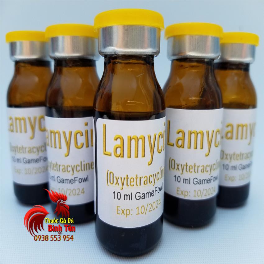 LAMYCIN - Thuố.c Tr.ị Bách Bệnh Cho Gà Đá ( Thích Hợp Vào Mùa Mưa Gà Dể Bệnh Vặt ) - Chai 10ml