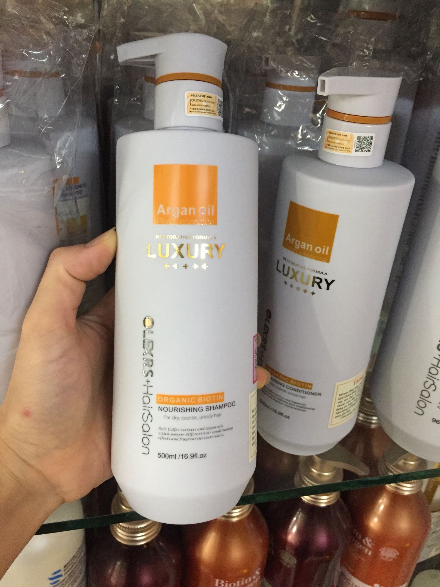 Dầu gội đầu dầu gội cặp Olexrs Luxury 960ml