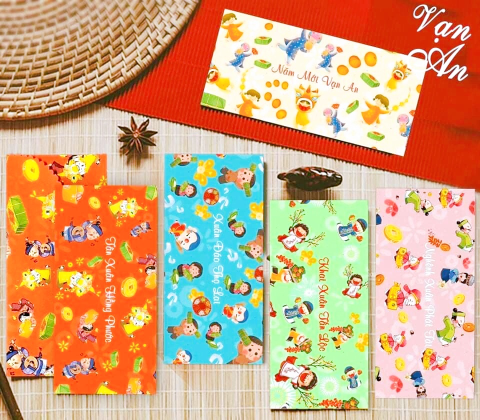 Set 10 bao lì xì Việt Nam chiến thắng
