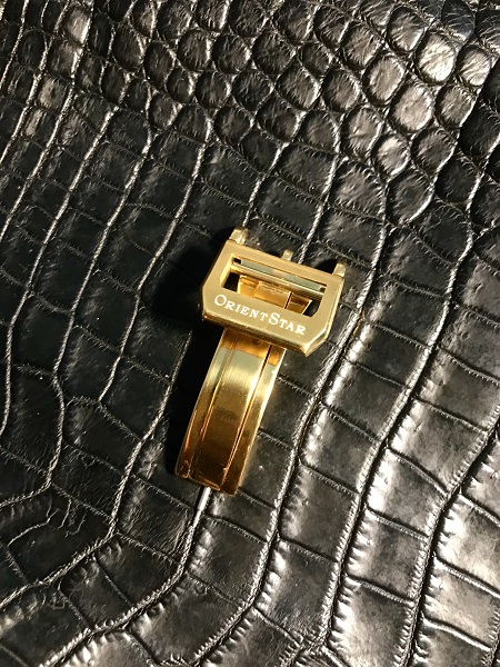 KHÓA BƯỚM ORIENT STAR, KHÓA 1 GẬP (KHẮC CNC LOGO OS)