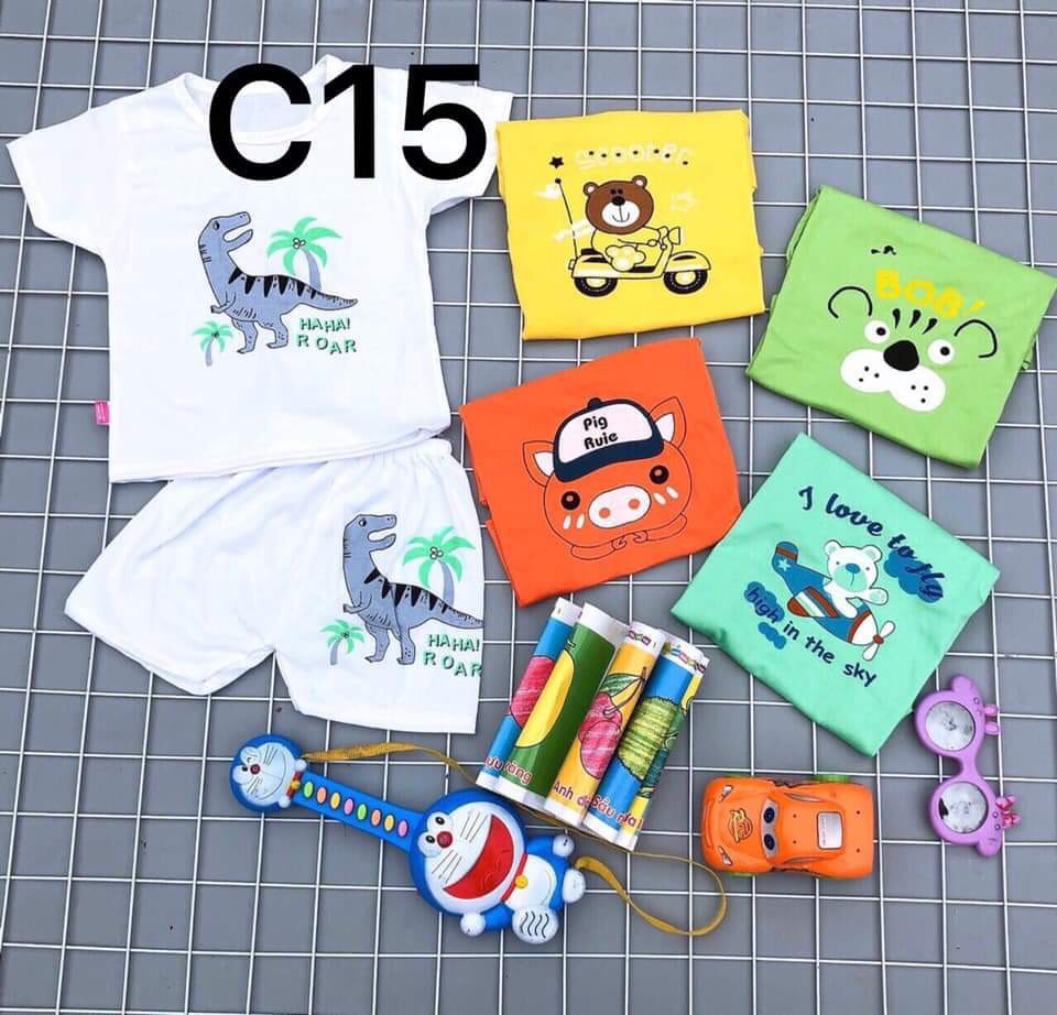 [HCM]Combo 5 bộ CỘC đại cho bé trai 13-19kg