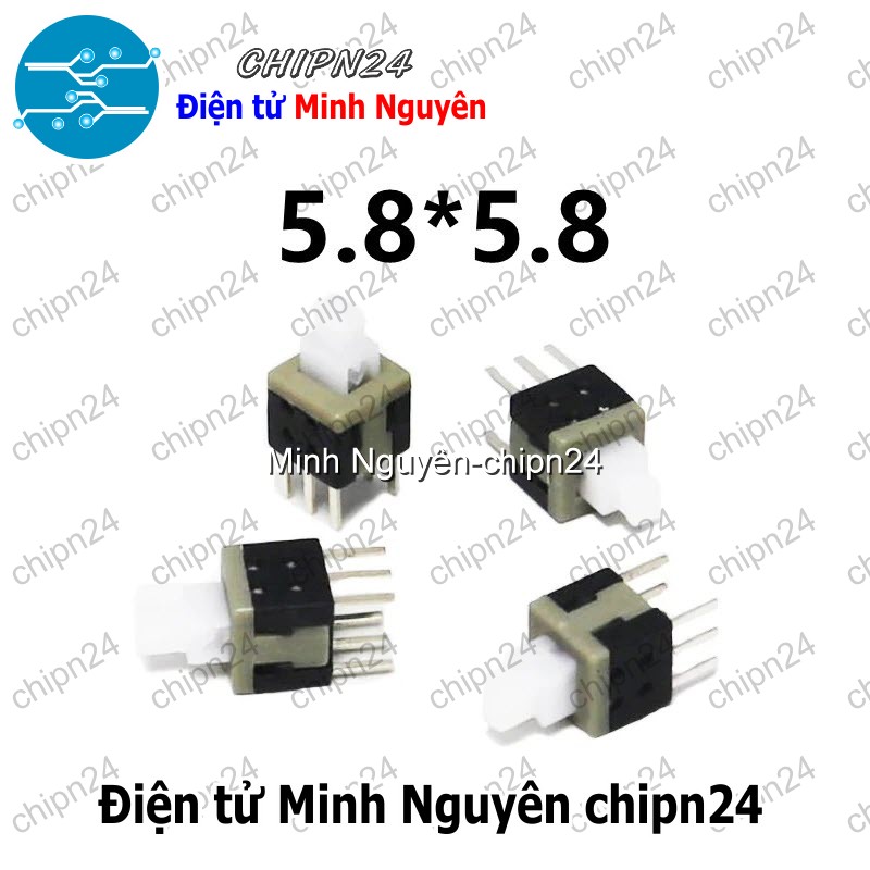 (F83) Nút nhấn 6 chân Tự Giữ (5.8x5.8mm/7x7mm/8x8mm/8.5x8.5mm) - [Chọn Loại] - HHH.00135