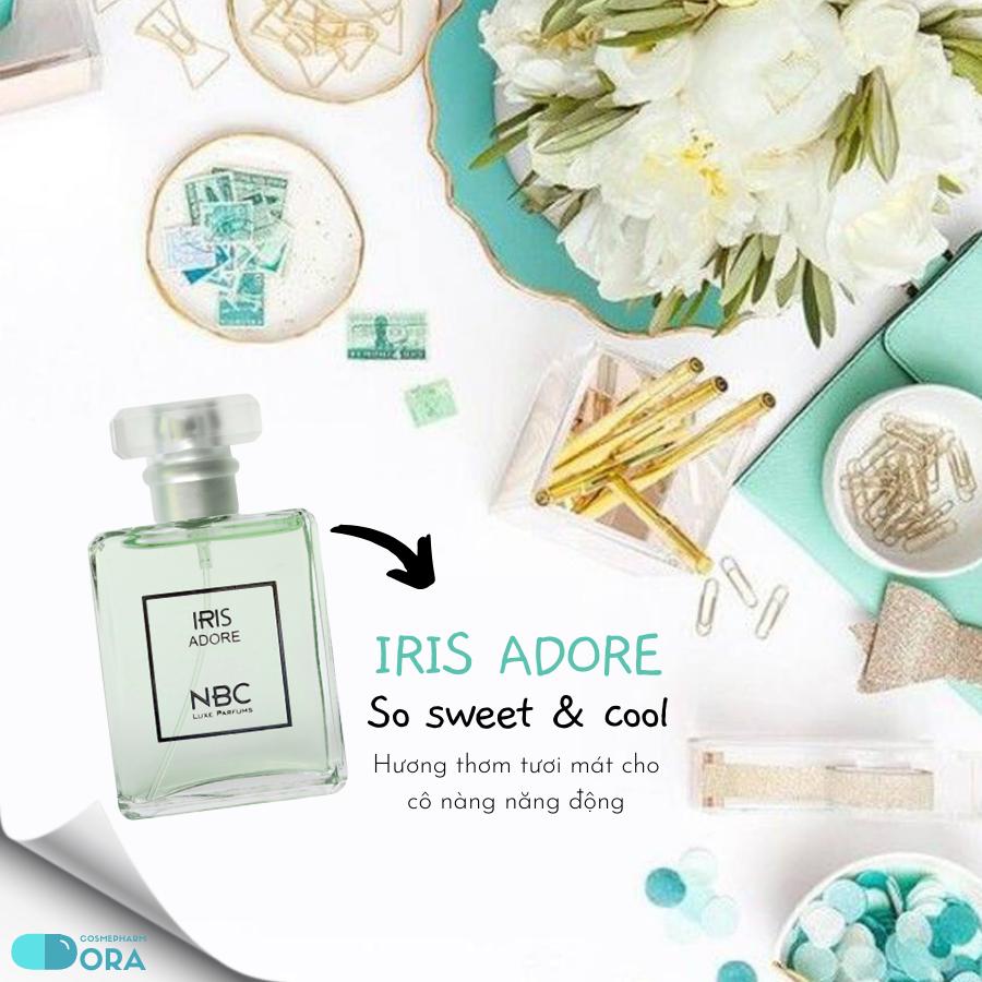[HCM]Nước hoa nữ Cao cấp Iris Adore 50ml (Turquoise)