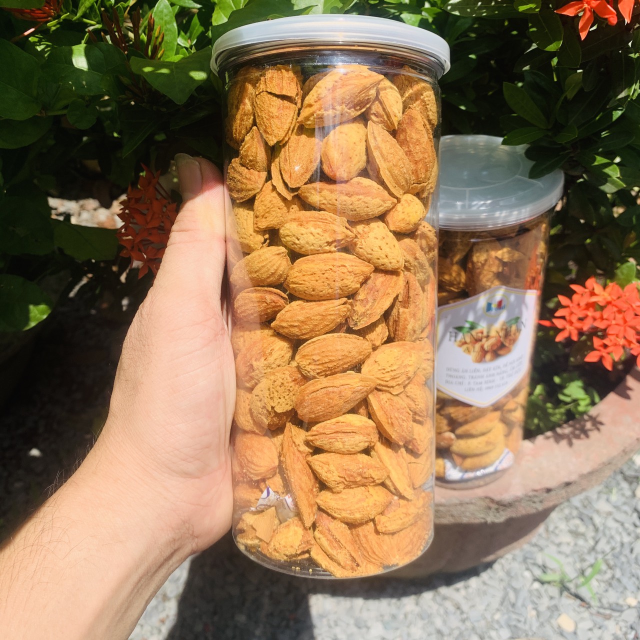 Hạnh Nhân Rang Bơ | Hũ 500.Gram