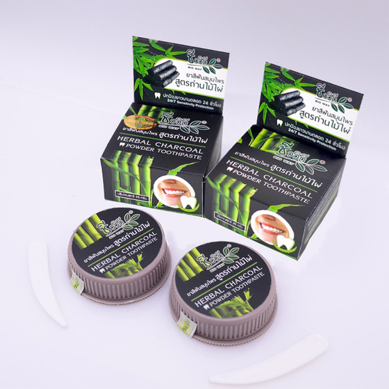 [HCM]Kem đánh răng Than tre trắng răng 25g