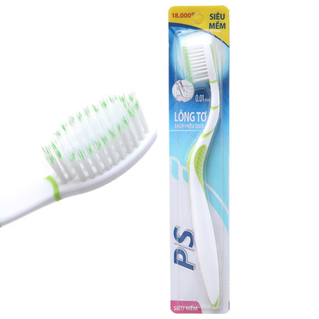 Combo 2 Bàn chải đánh răng P/S lông tơ siêu mềm mại