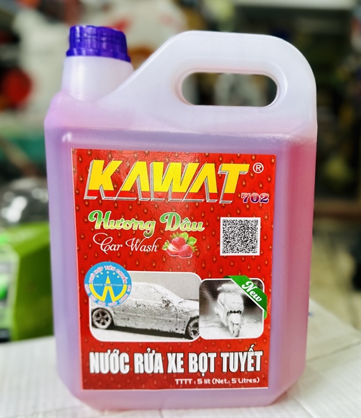 NƯỚC RỬA XE BỌT TUYẾT KAWAT 5L
