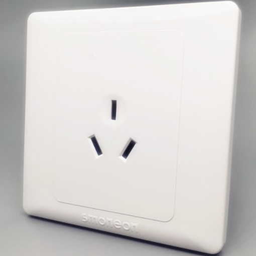 Mặt ổ cắm 3 lổ dẹt 16A 250V