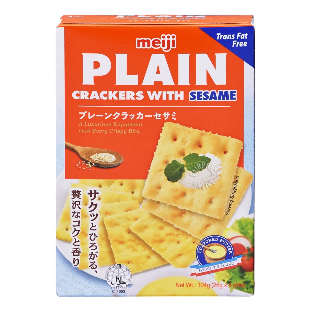 meiji plain crackers recipe terbaru