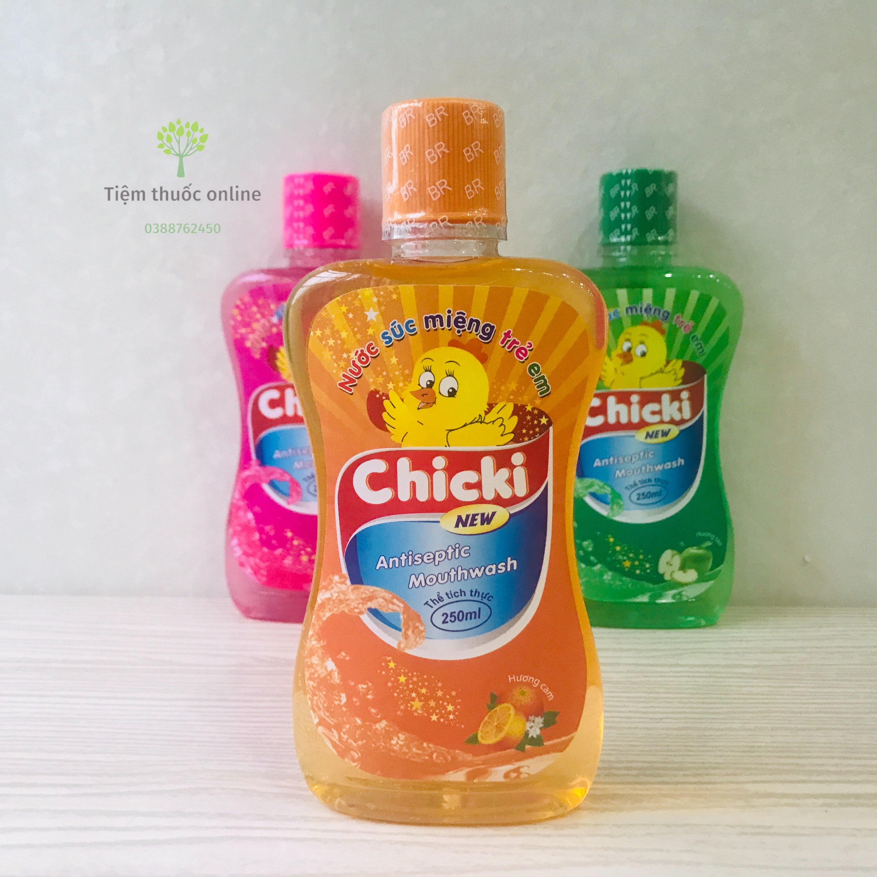 Nước súc miệng Chicki chai 250ml