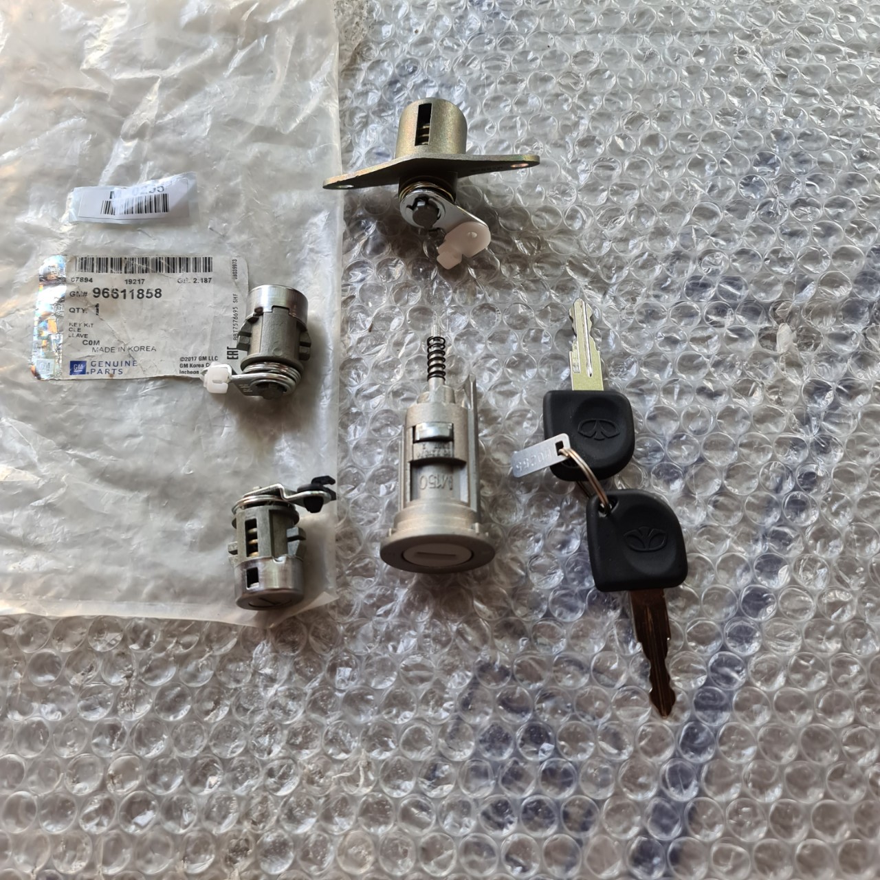 Bộ ổ khóa đề, khóa cửa Matiz Xịn