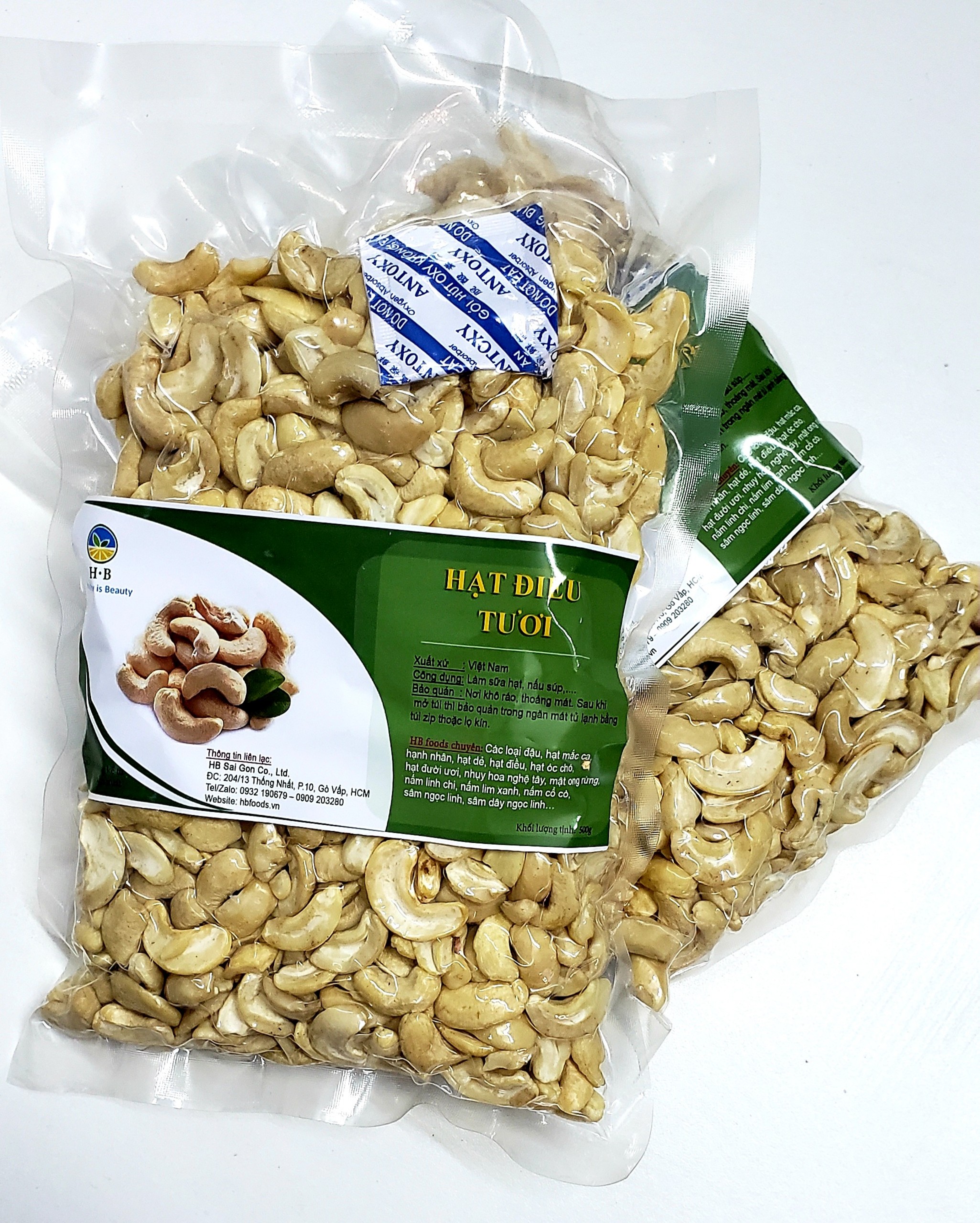 [HCM]Hạt điều tươi 500g