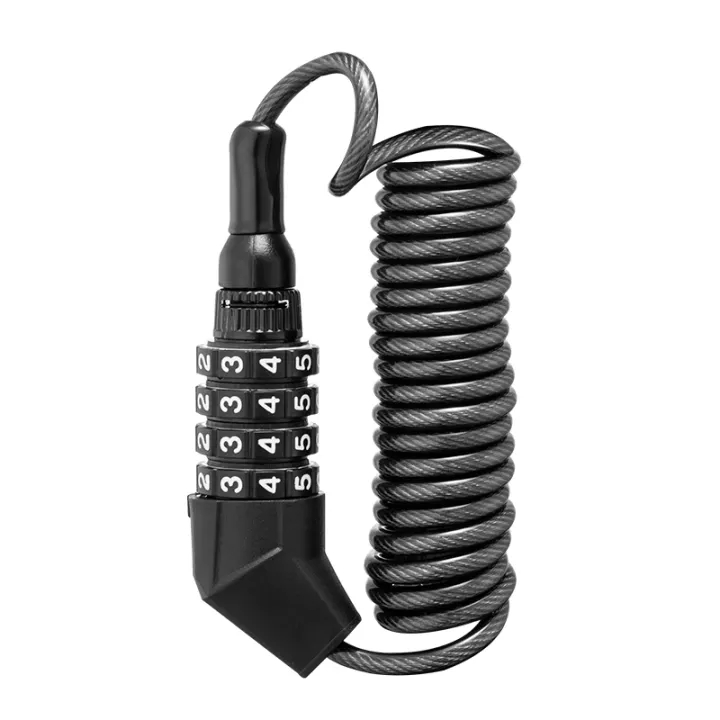 RCOKBROS Bicycle Lock Anti-theft Bike Password Lock Cable Helmet Lock Chain Backpack Cycling Lock Biicycle Accessories