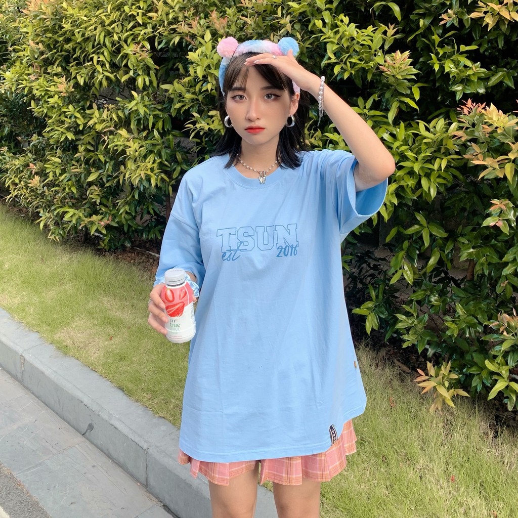 ←★→Áo thun TSUN Signature 2 - Xanh - Unisex