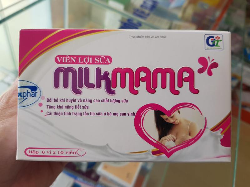 Viên lợi sữa Milk Mama - Cải thiện tình trạng tắc tia sữa nhập khẩu