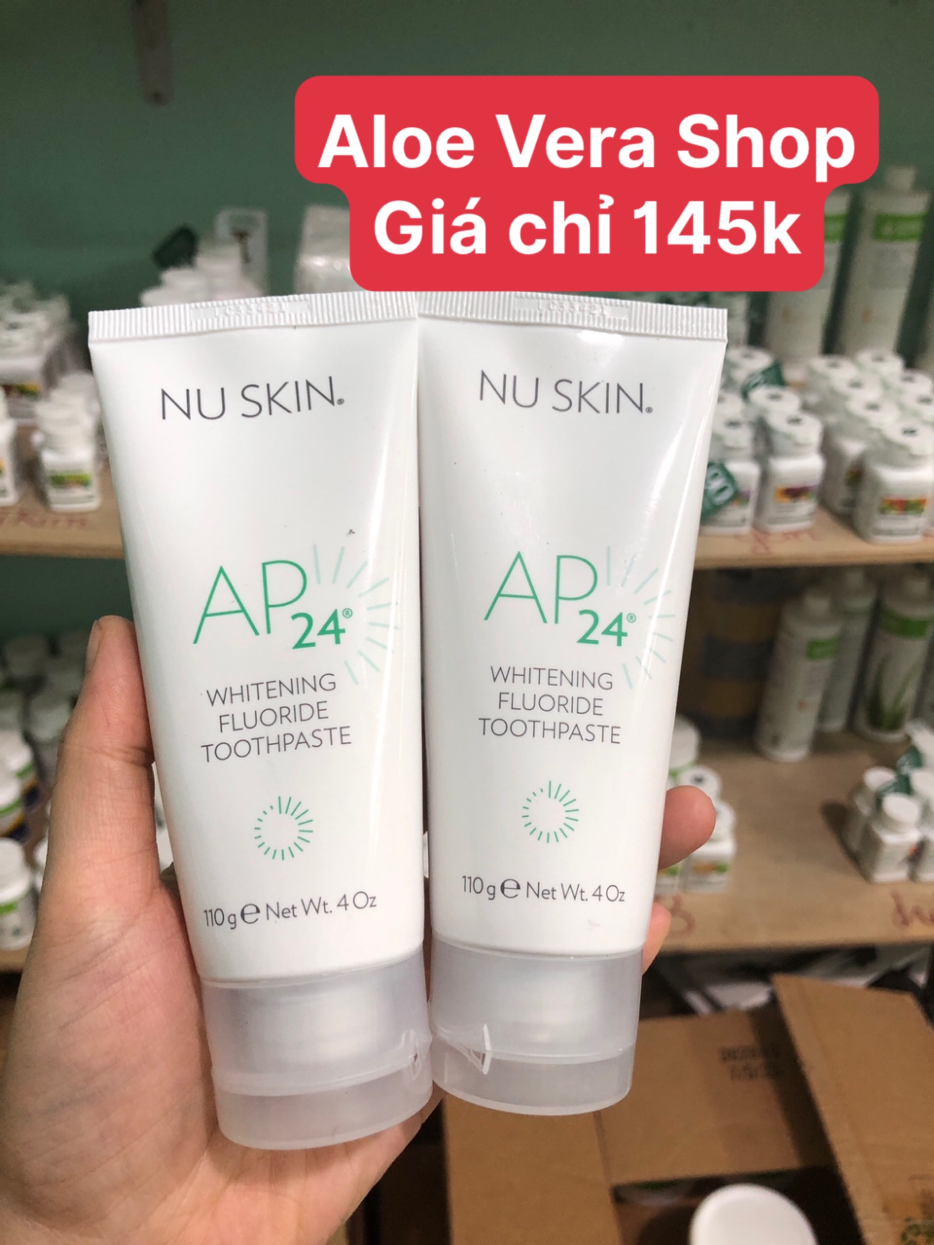 Combo 2 tuýt kem đánh răng ap24 nuskin