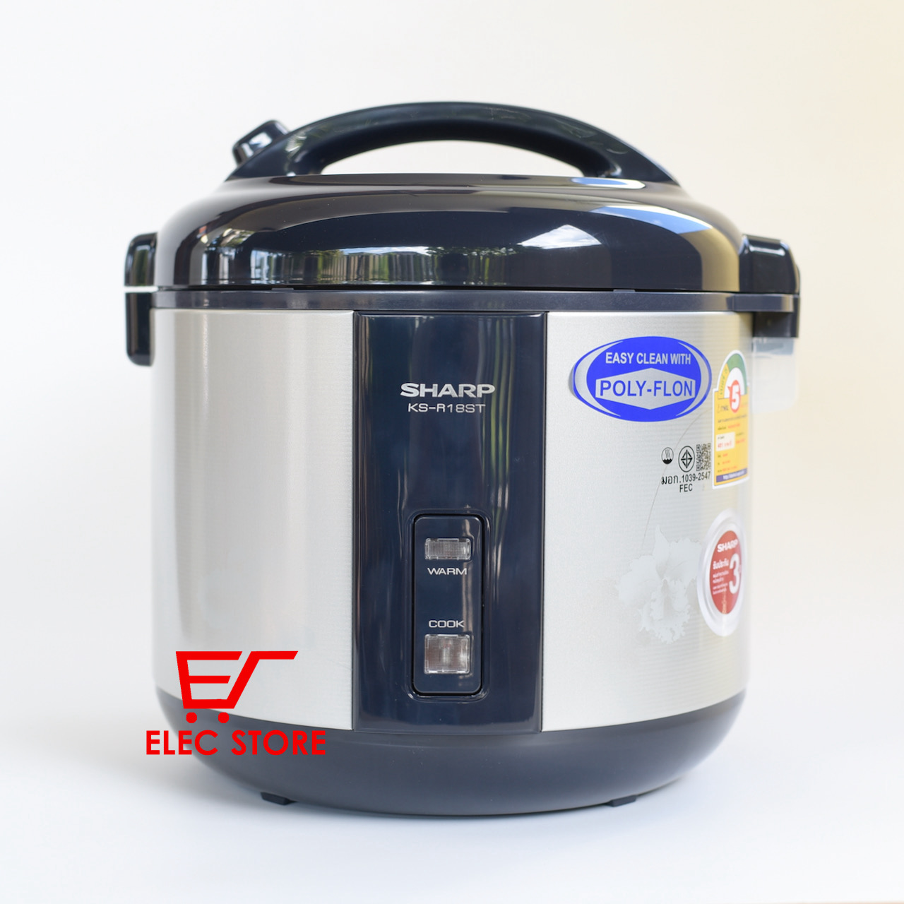 Nồi Cơm Điện Nắp Gài SHARP KS-R18ST 1.8 Lít Thái Lan -