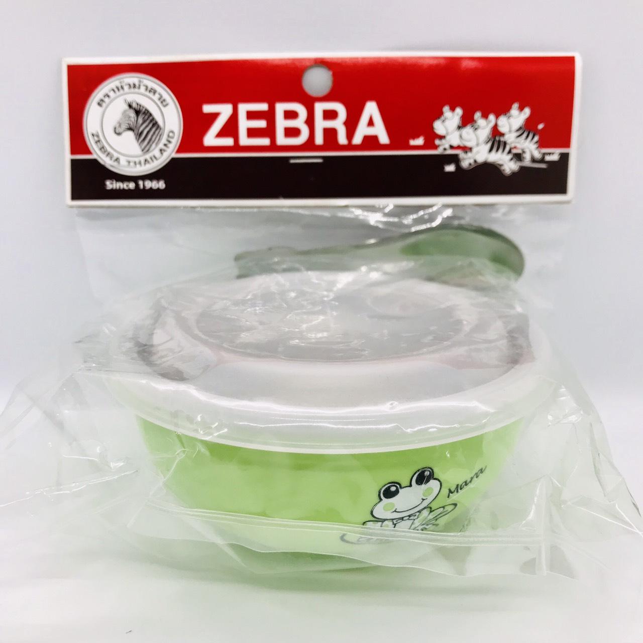 [HCM]Bộ chén zebra inox có nắp muỗng-184202