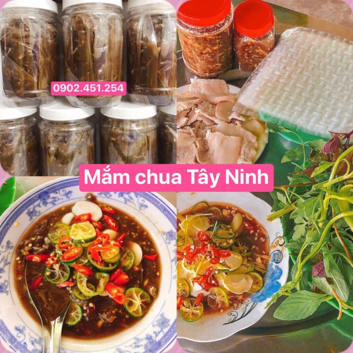 500g mắm chua cá cơm trộn tép to - đặc sản tây ninh