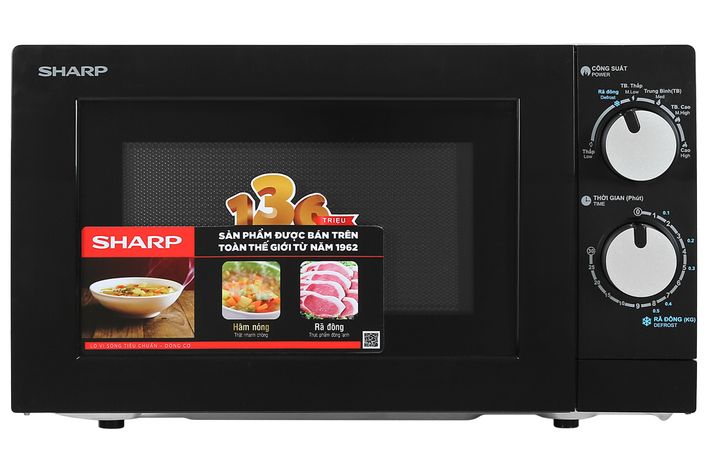 Lò vi sóng Sharp R-208VN-WS 20 lít