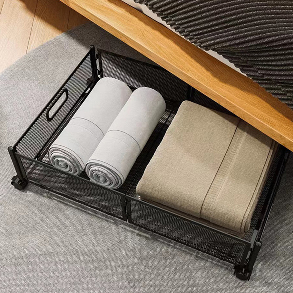 Hộp Đựng Quần Áo, Đồ Dùng Dưới Gầm Giường, Ghế Bằng Thép Sơn Tĩnh Điện Chống Gỉ Thoáng Khí Có Thể Gấp Gọn Tiện Lợi Boomer Home
