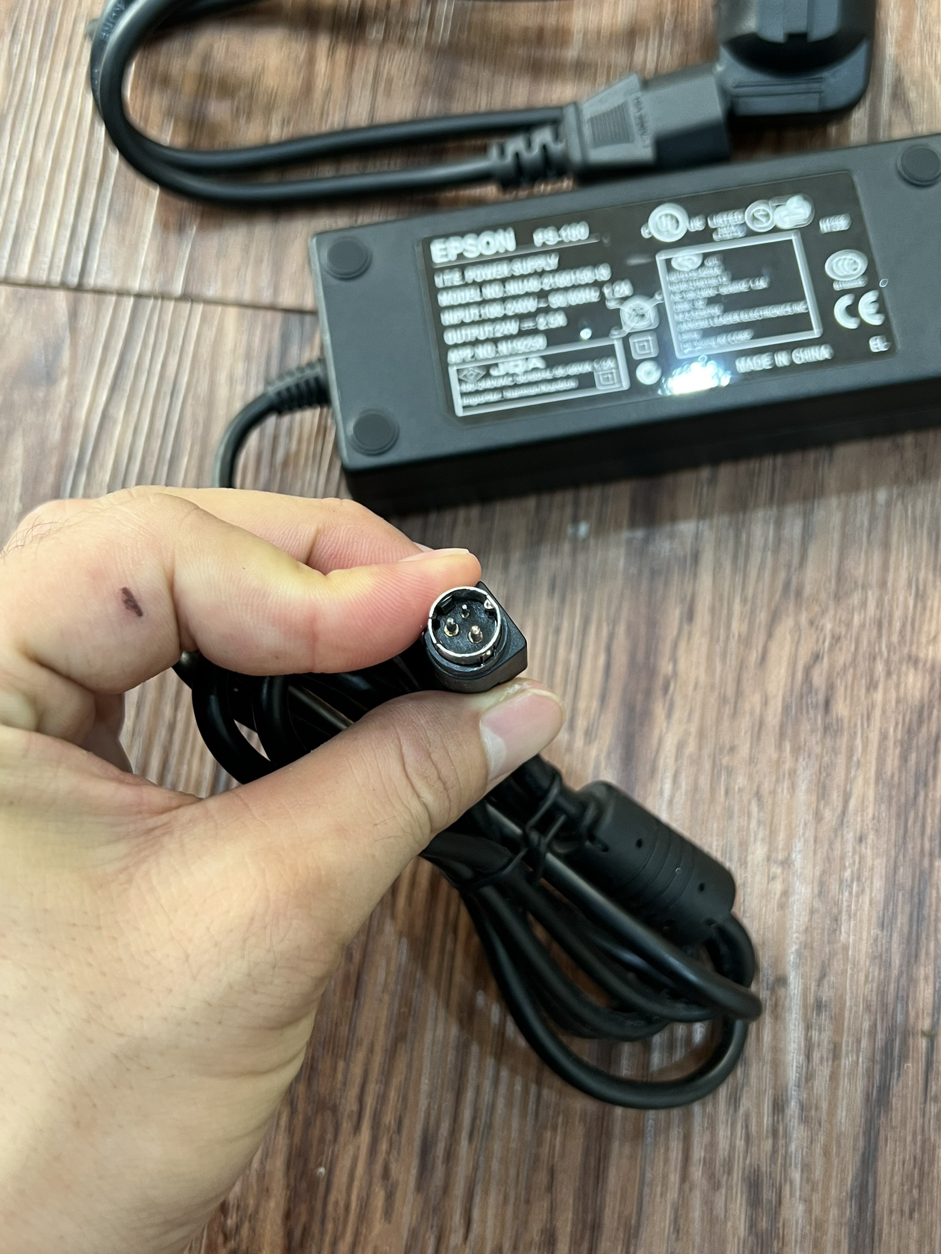 Dây nguồn máy in hóa đơn nhiệt 24v 2.5a