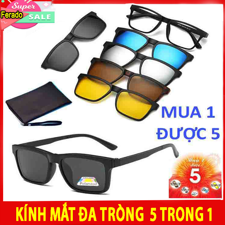 Kính mắt đa tròng 5.1 Tặng bao da