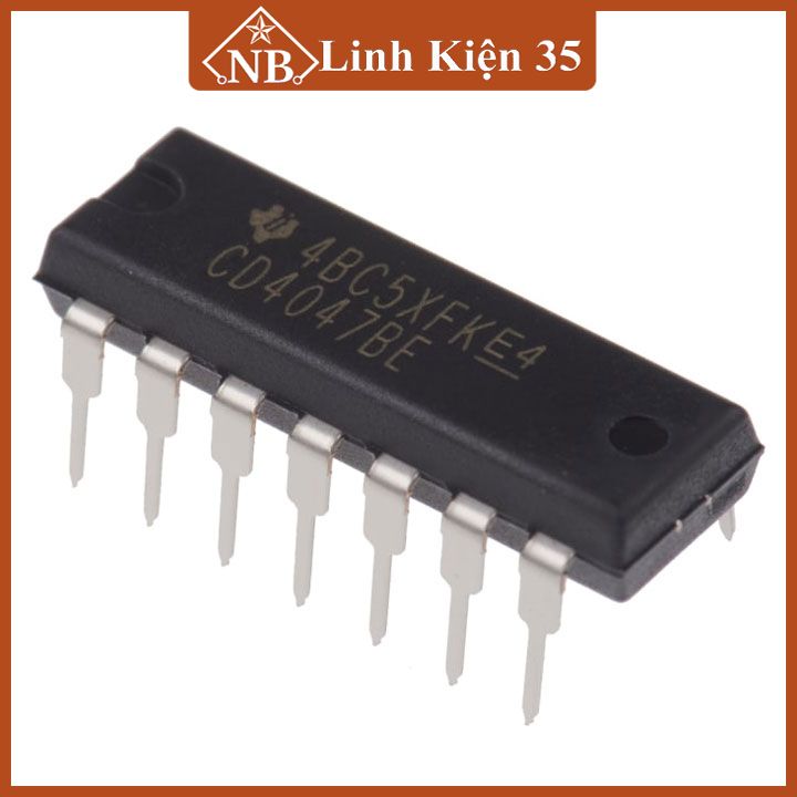 IC CD4047 SOP14 / DIP14 tiêu thụ điện năng thấp