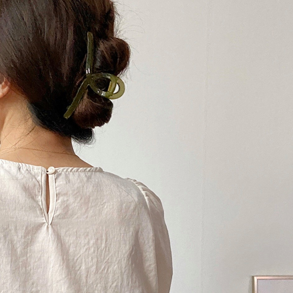 Kẹp Tóc lovely clear Hàn Quốc Korea
